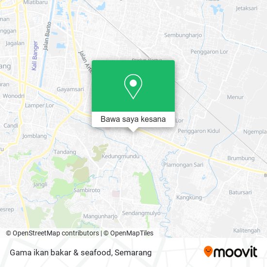 Peta Gama ikan bakar & seafood