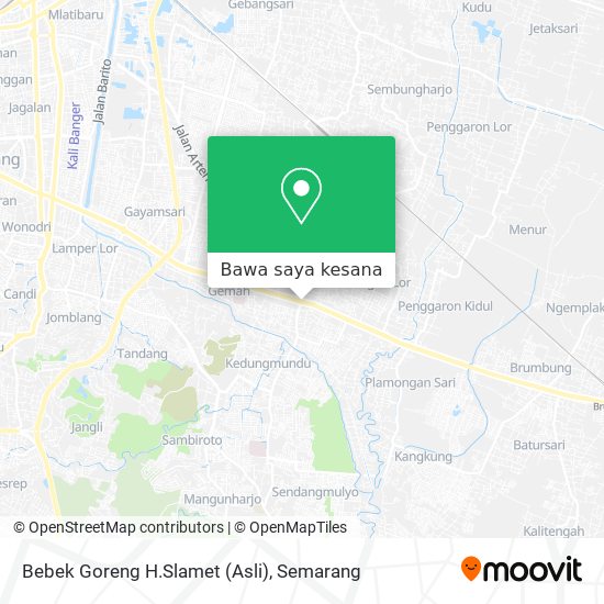 Peta Bebek Goreng H.Slamet (Asli)