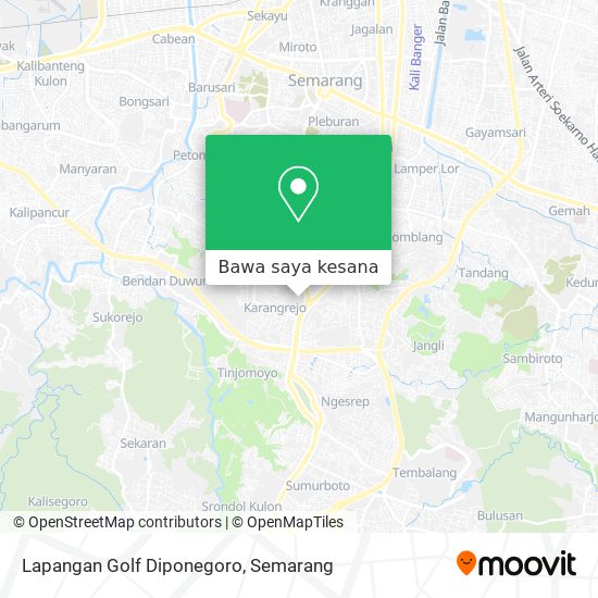 Peta Lapangan Golf Diponegoro
