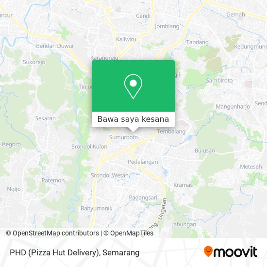 Peta PHD (Pizza Hut Delivery)