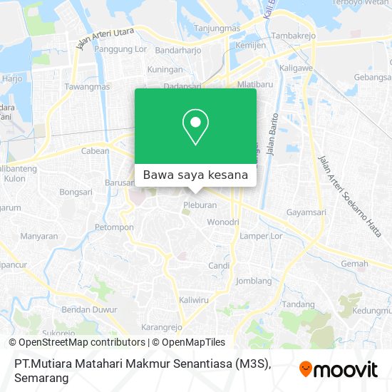 Peta PT.Mutiara Matahari Makmur Senantiasa (M3S)