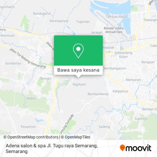 Peta Adena salon & spa Jl. Tugu raya Semarang