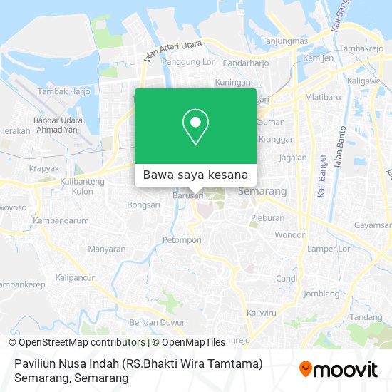 Peta Paviliun Nusa Indah (RS.Bhakti Wira Tamtama) Semarang