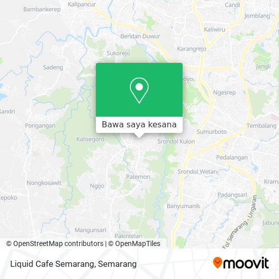 Peta Liquid Cafe Semarang
