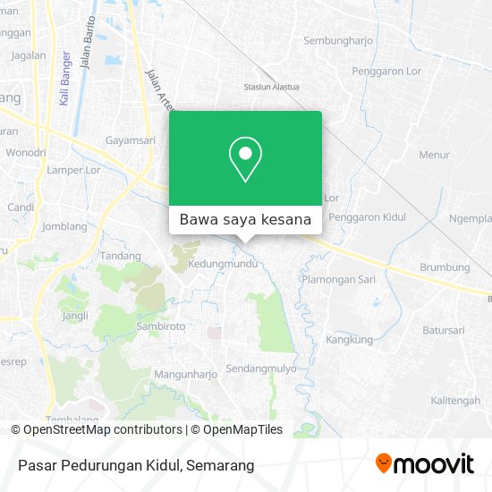 Peta Pasar Pedurungan Kidul