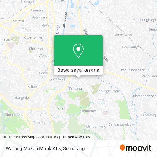 Peta Warung Makan Mbak Atik