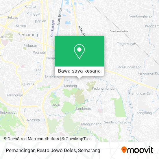 Peta Pemancingan Resto Jowo Deles