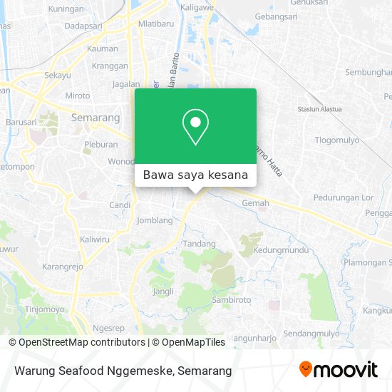 Peta Warung Seafood Nggemeske