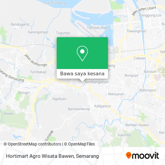 Peta Hortimart Agro Wisata Bawen