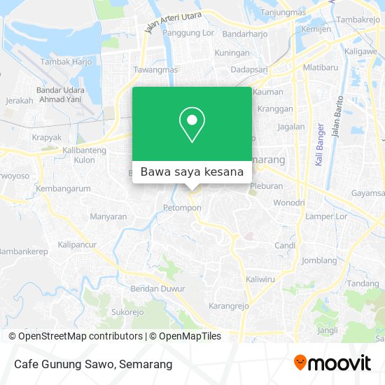 Peta Cafe Gunung Sawo