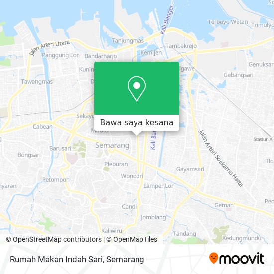 Peta Rumah Makan Indah Sari