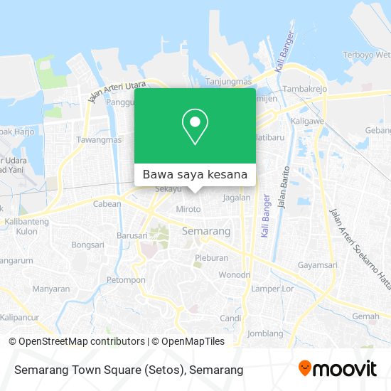 Peta Semarang Town Square (Setos)
