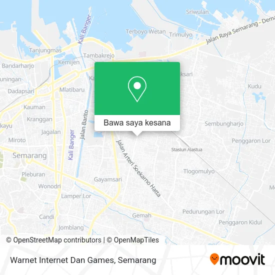 Peta Warnet Internet Dan Games