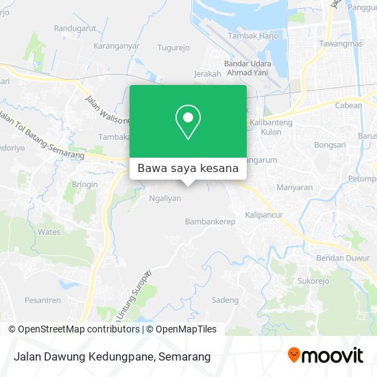 Peta Jalan Dawung Kedungpane