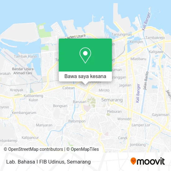 Peta Lab. Bahasa I FIB Udinus
