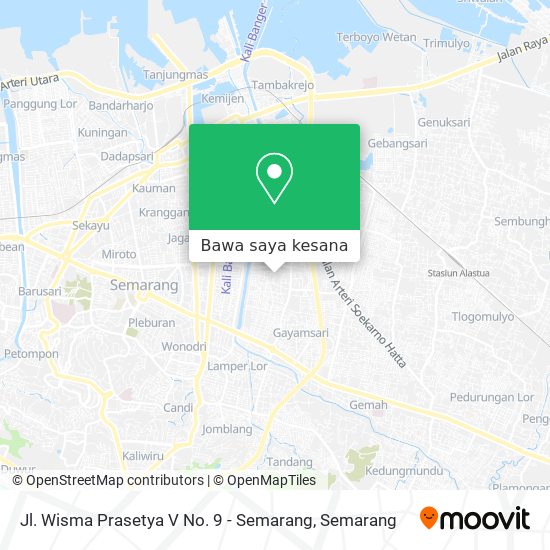 Peta Jl. Wisma Prasetya V No. 9 - Semarang