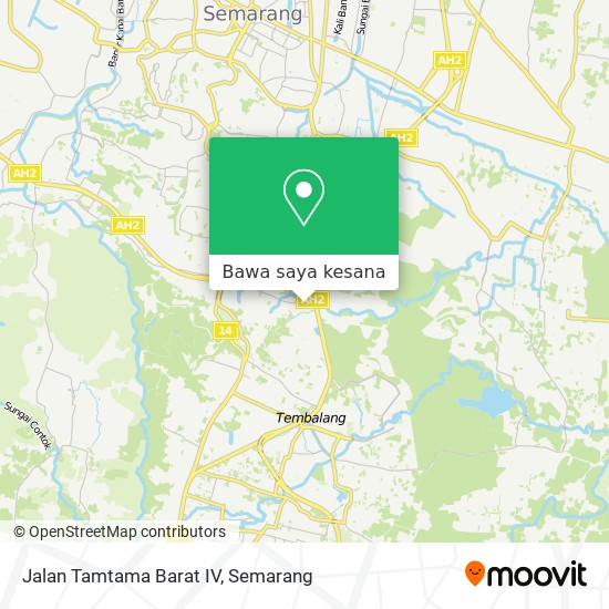 Peta Jalan Tamtama Barat IV