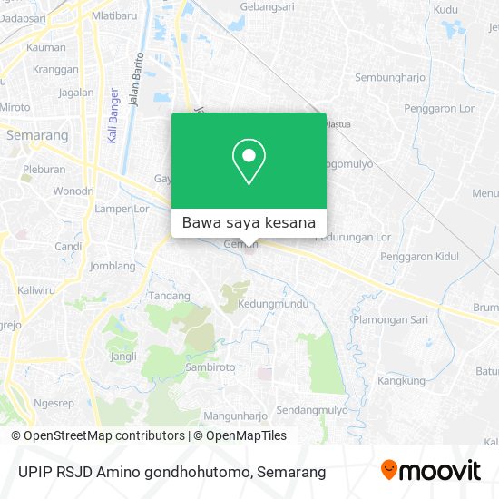 Peta UPIP RSJD Amino gondhohutomo