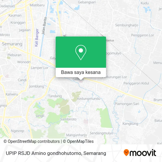Peta UPIP RSJD Amino gondhohutomo