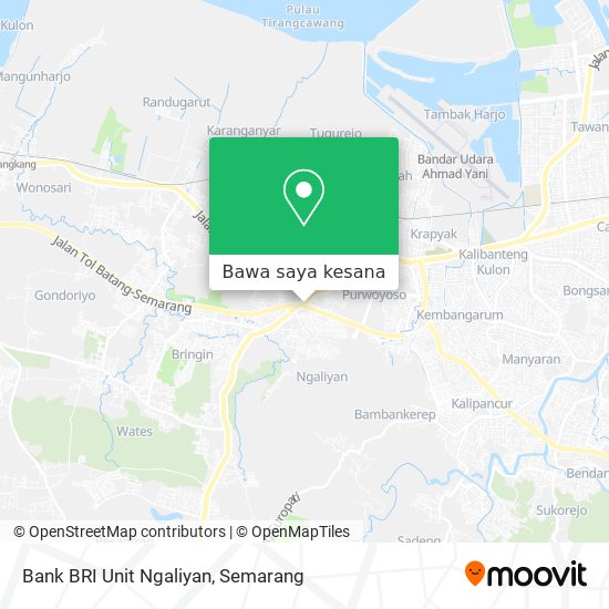 Peta Bank BRI Unit Ngaliyan