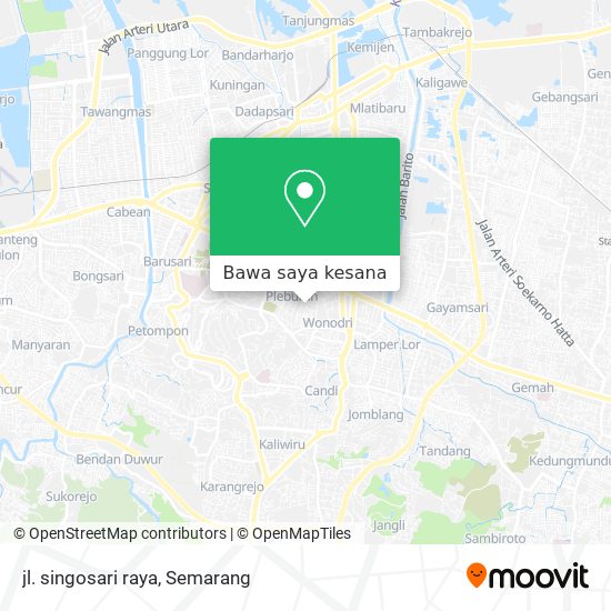 Peta jl. singosari raya