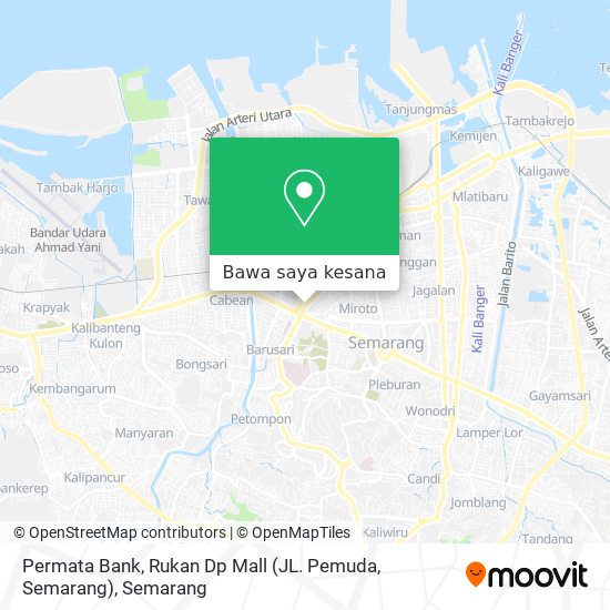 Peta Permata Bank, Rukan Dp Mall (JL. Pemuda, Semarang)