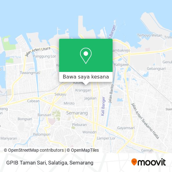 Peta GPIB Taman Sari, Salatiga