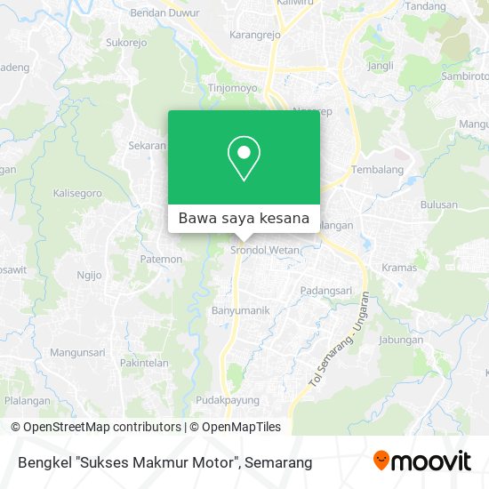 Peta Bengkel "Sukses Makmur Motor"