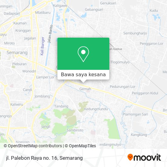 Peta jl. Palebon Raya no. 16