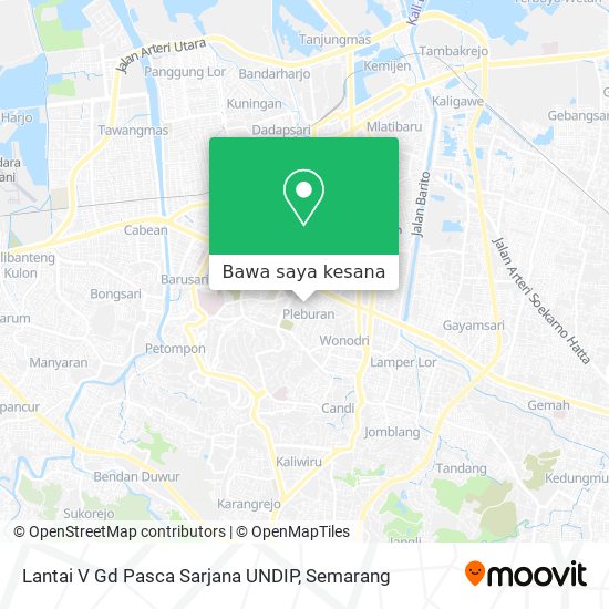 Peta Lantai V Gd Pasca Sarjana UNDIP