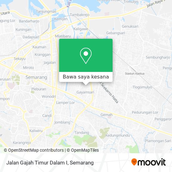 Peta Jalan Gajah Timur Dalam I