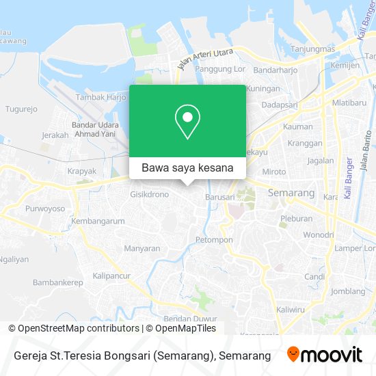 Peta Gereja St.Teresia Bongsari (Semarang)