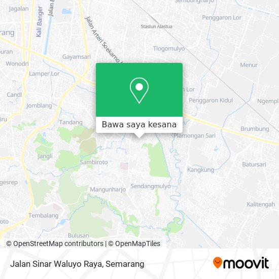 Peta Jalan Sinar Waluyo Raya