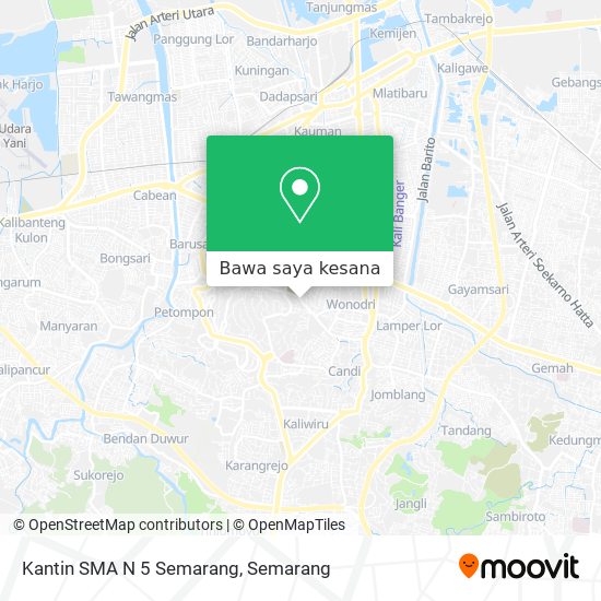 Peta Kantin SMA N 5 Semarang