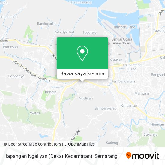 Peta lapangan Ngaliyan (Dekat Kecamatan)