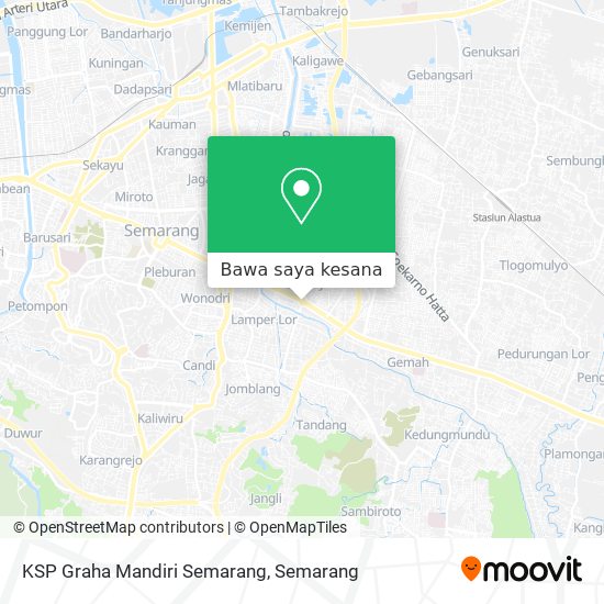 Peta KSP Graha Mandiri Semarang