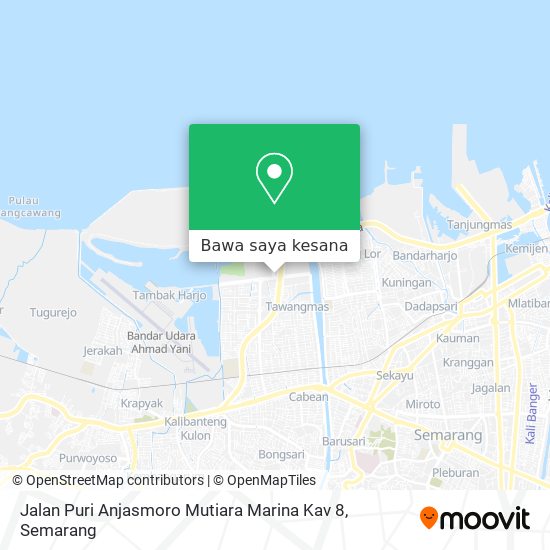 Peta Jalan Puri Anjasmoro Mutiara Marina Kav 8