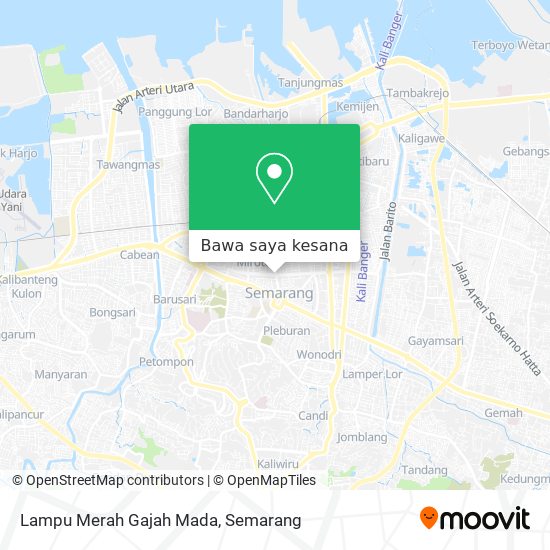 Peta Lampu Merah Gajah Mada
