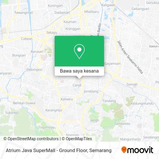 Peta Atrium Java SuperMall - Ground Floor