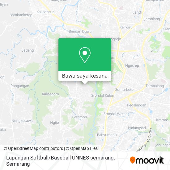 Peta Lapangan Softball / Baseball UNNES semarang