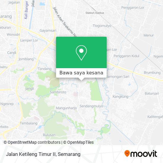 Peta Jalan Ketileng Timur II