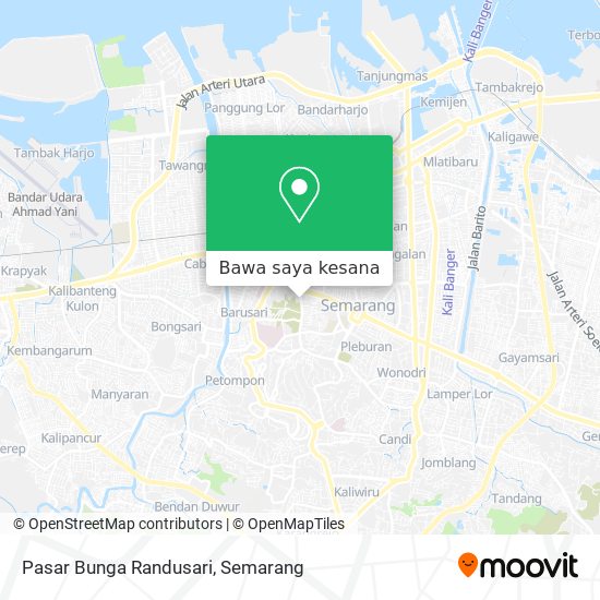 Peta Pasar Bunga Randusari