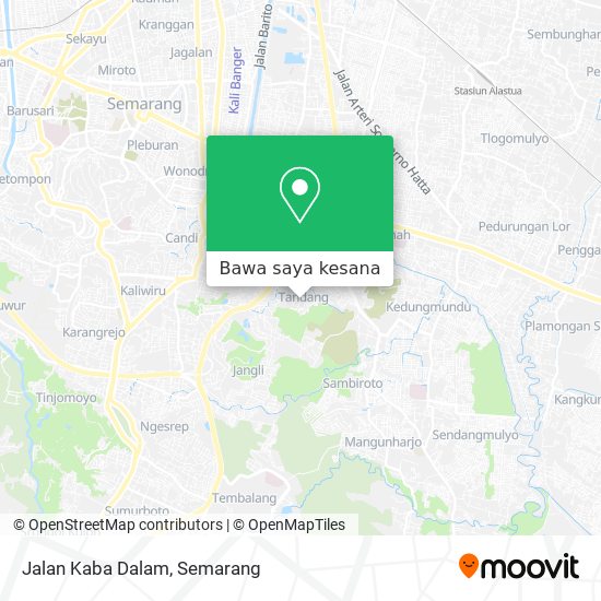 Peta Jalan Kaba Dalam