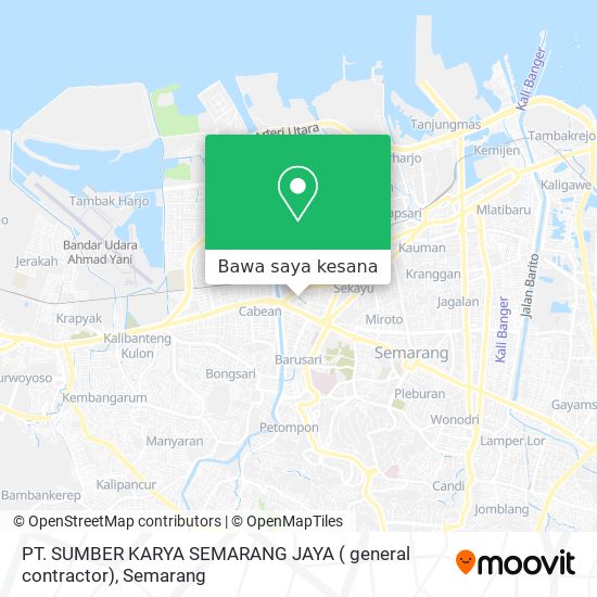Peta PT. SUMBER KARYA SEMARANG JAYA ( general contractor)
