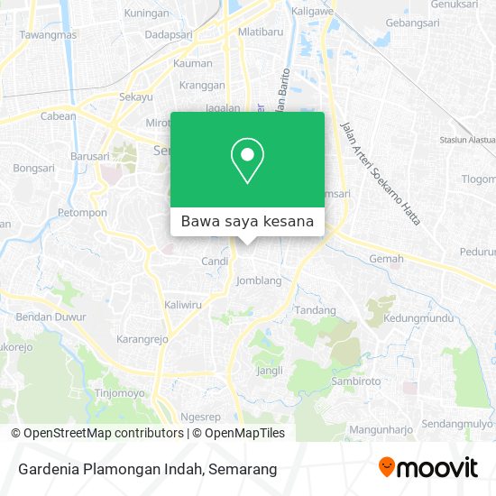 Peta Gardenia Plamongan Indah