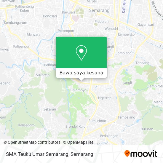 Peta SMA Teuku Umar Semarang