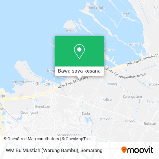 Peta WM Bu Mustiah (Warung Bambu)
