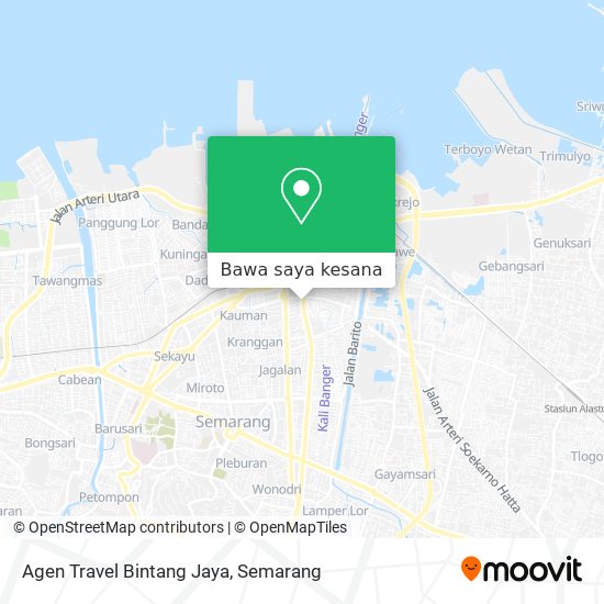 Peta Agen Travel Bintang Jaya