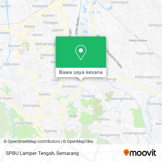 Peta SPBU Lamper Tengah