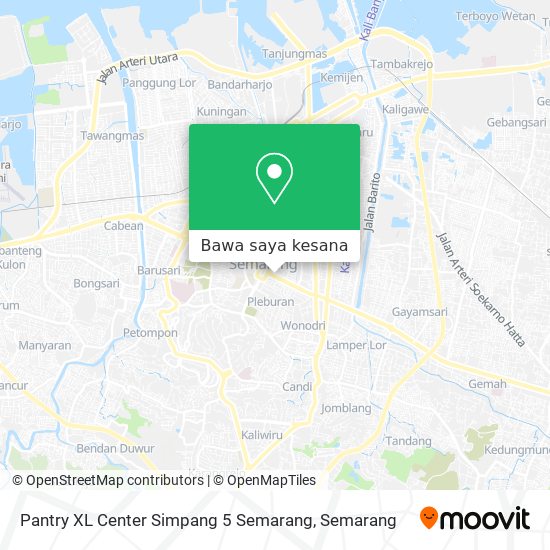 Peta Pantry XL Center Simpang 5 Semarang